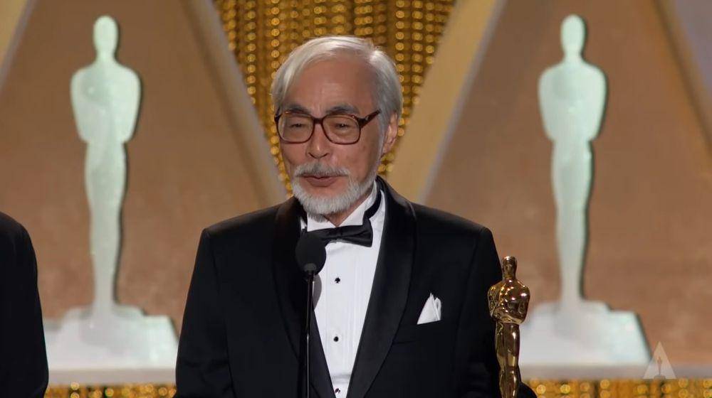 potret Hayao Miyazaki (youtube.com/@Oscars)