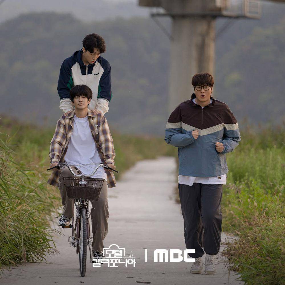 Chun Yeon Soo (Na In Woo), Ryu Han Woo (Jung Yong Ju), dan Cha Seung Eon (Koo Ja Sung) di drakor Motel California (instagram.com/mbcdrama_now)