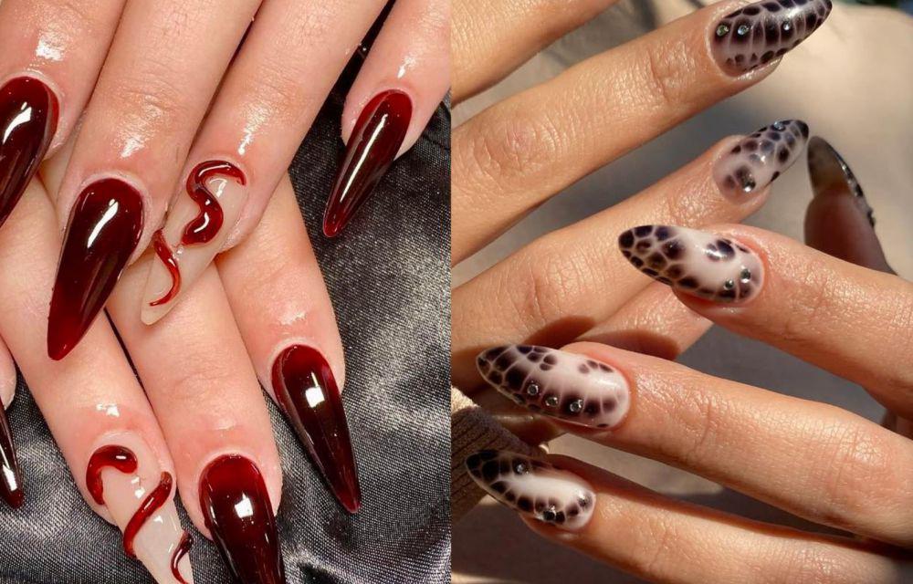 7 Inspirasi Nail Art Tema Ular untuk Meriahkan Imlek 2025