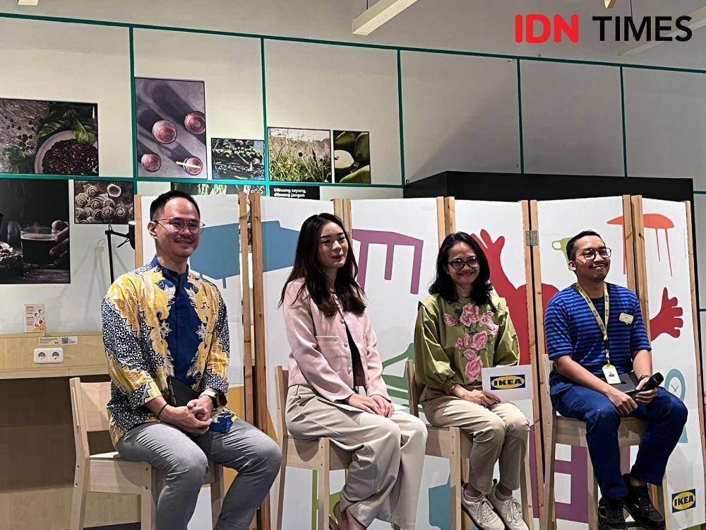 Talkshow IKEA 'Penataan Ruang dan Trend Warna Selaras dengan Feng Shui' pada Kamis (23/1/2025) di IKEA Mal Taman Anggrek, Jakarta Barat (IDN Times/Nisa Zarawaki)