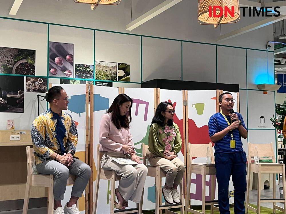 Talkshow IKEA 'Penataan Ruang dan Trend Warna Selaras dengan Feng Shui' pada Kamis (23/1/2025) di IKEA Mal Taman Anggrek, Jakarta Barat (IDN Times/Nisa Zarawaki)