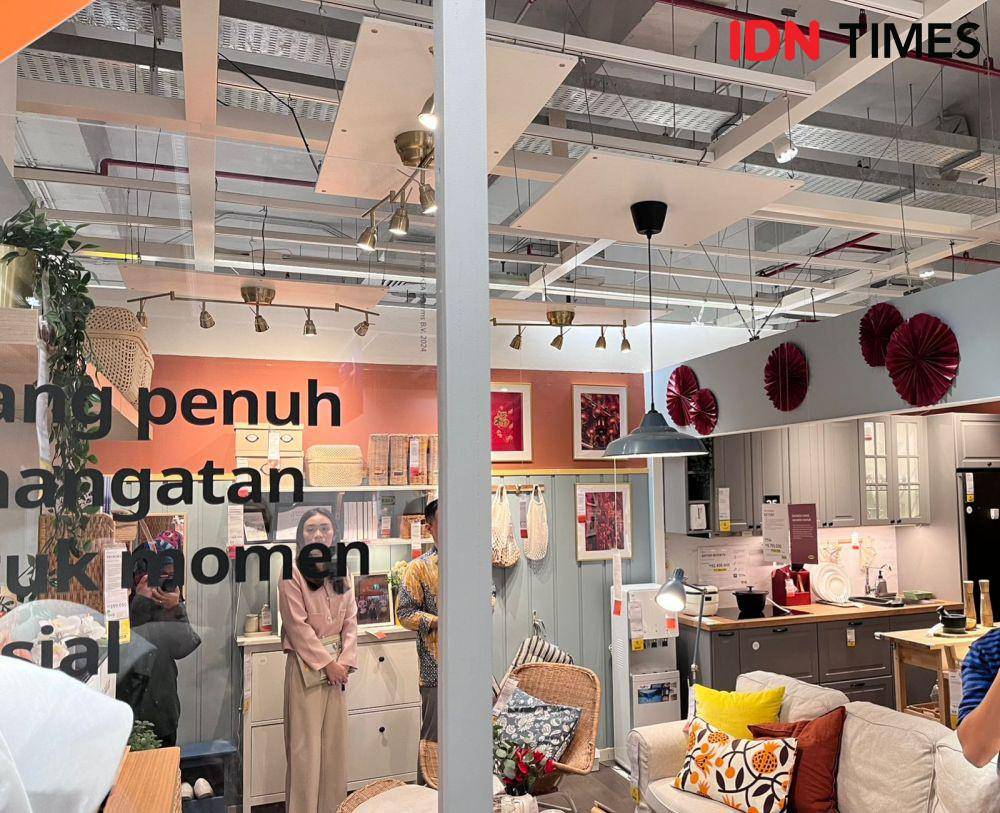 Talkshow IKEA 'Penataan Ruang dan Trend Warna Selaras dengan Feng Shui' pada Kamis (23/1/2025) di IKEA Mal Taman Anggrek, Jakarta Barat (IDN Times/Nisa Zarawaki)