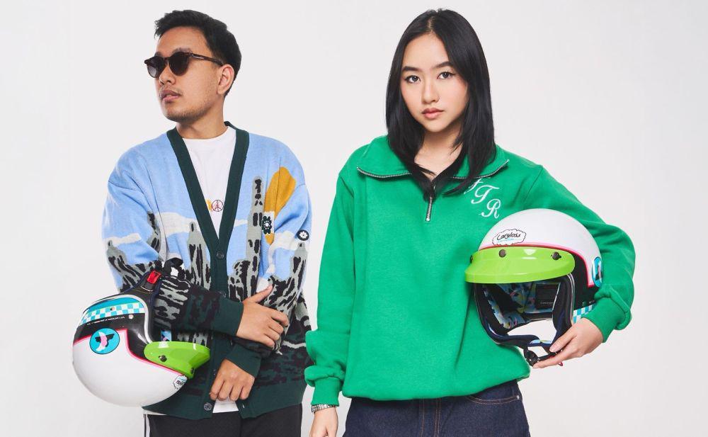 Kolaborasi Cargloss dan Kevinswork Hadirkan Helm Bergaya Vintage