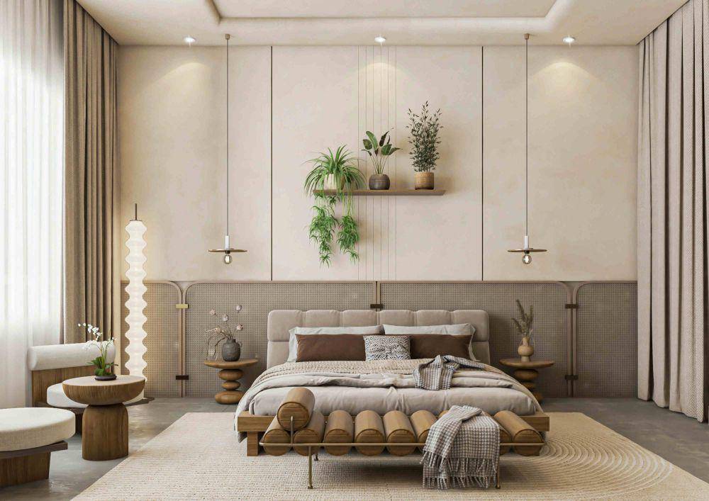 dekorasi kamar tidur simpel dan estetik (vecteezy.com/Muhammad Noviyanto Pratama)