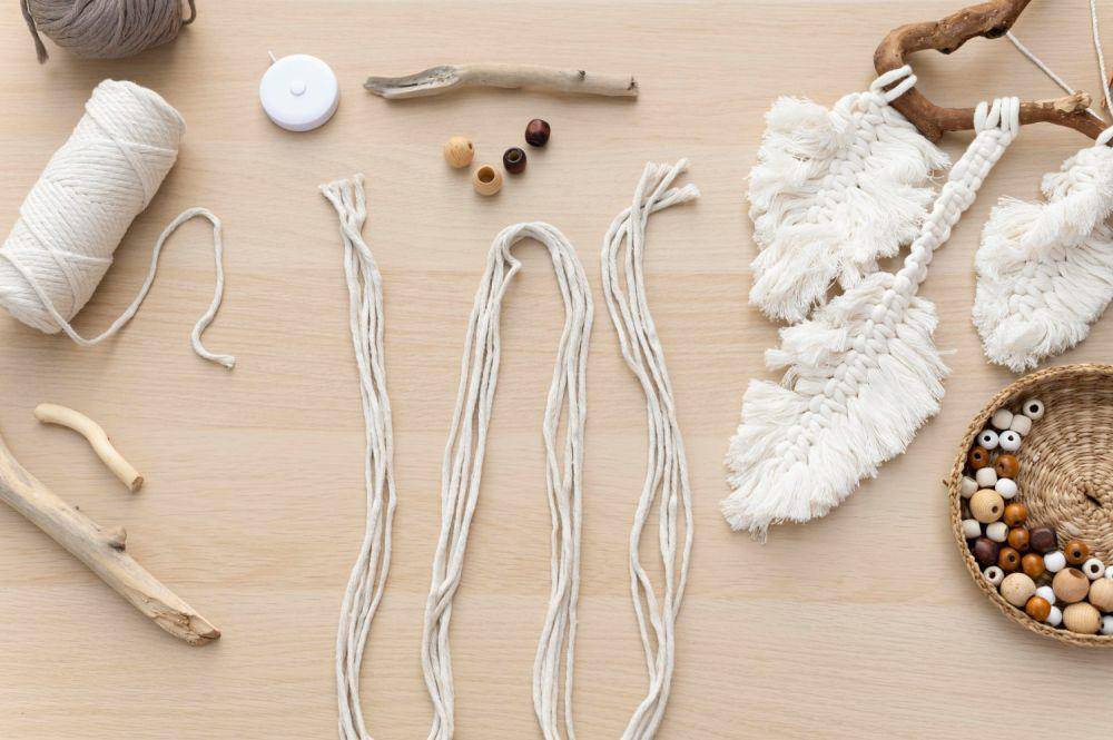 Ilustrasi bahan kreasi macrame (freepik.com/freepik)