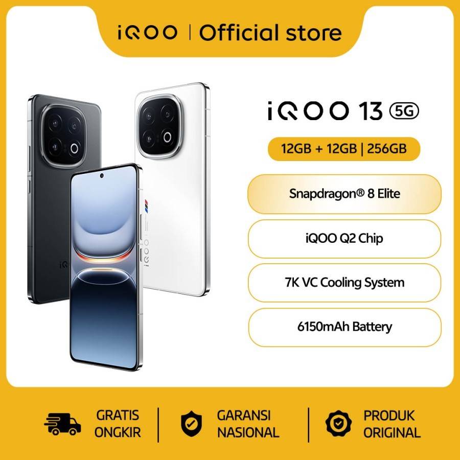 iQOO 13 (tokopedia.com/vivo Indonesia)