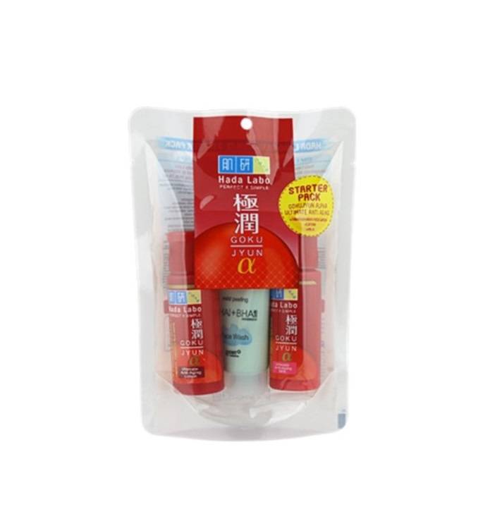 HADA LABO Alpha Gokujyun Ultimate Anti Aging Starter Pack (dok. HADA LABO)