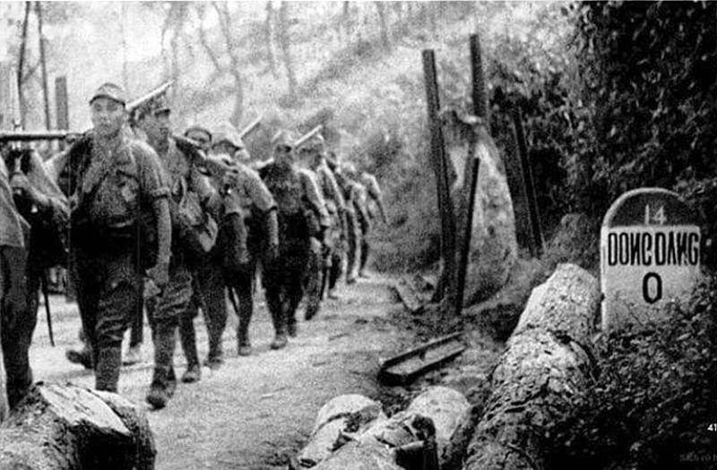 gambar tentara Jepang memasuki Vietnam (picryl.com)