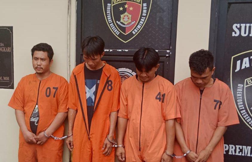 Komplotan Pembobol Rumah Antar Provinsi Dibekuk Jatanras Polda Sumsel