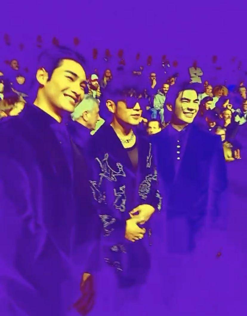 potret Apo dan Mile reuni di event Dior Men Winter 2025 - 2026 di Paris (Instagram.com/apo555)