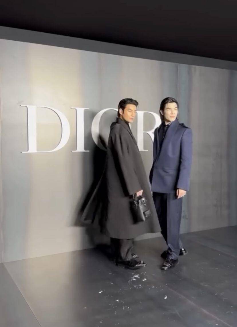 potret Apo dan Mile reuni di event Dior Men Winter 2025 - 2026 di Paris (Instagram.com/apo555)