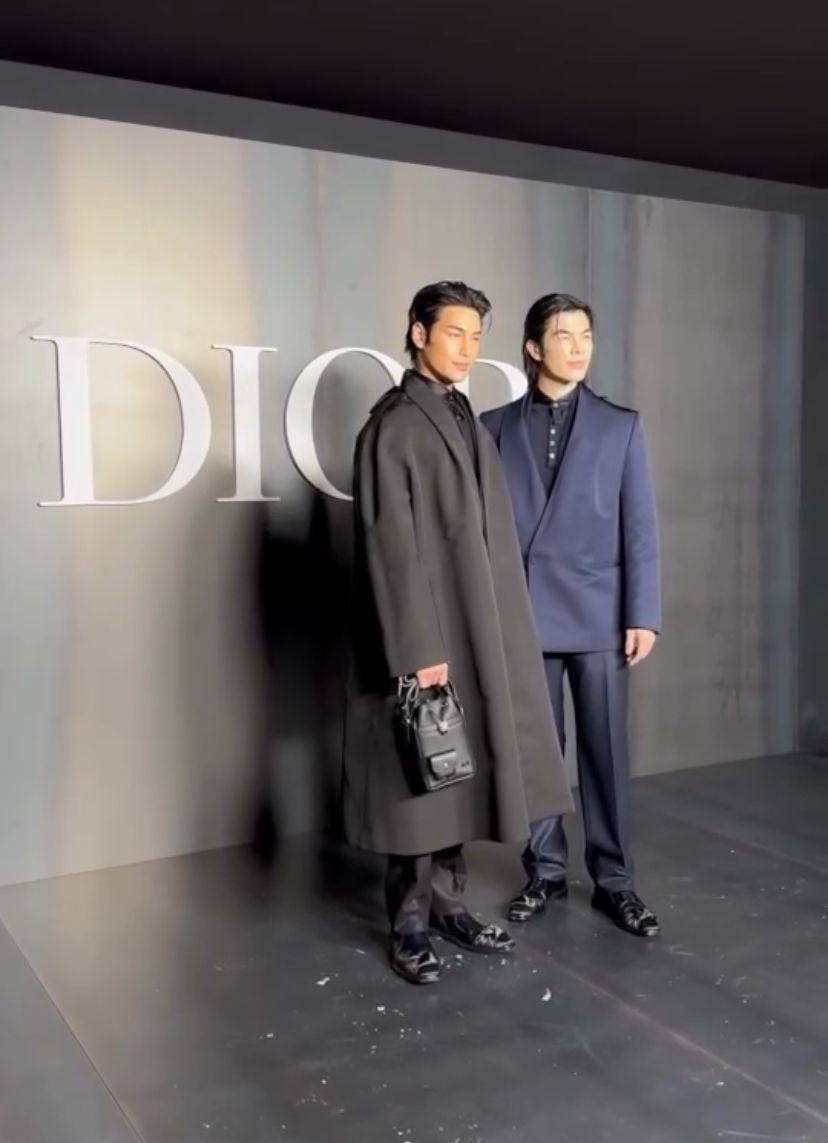 potret Apo dan Mile reuni di event Dior Men Winter 2025 - 2026 di Paris (Instagram.com/apo555)
