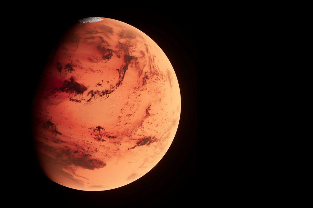 ilustrasi planet mars yang disebut sebagai planet merah (pixabay.com/Planet Volumes)