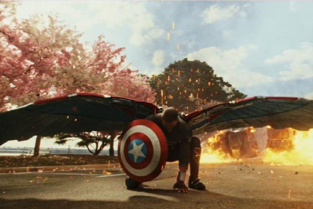 Captain America versi Sam Wilson (dok. Marvel Studios/Captain America: Brave New World)