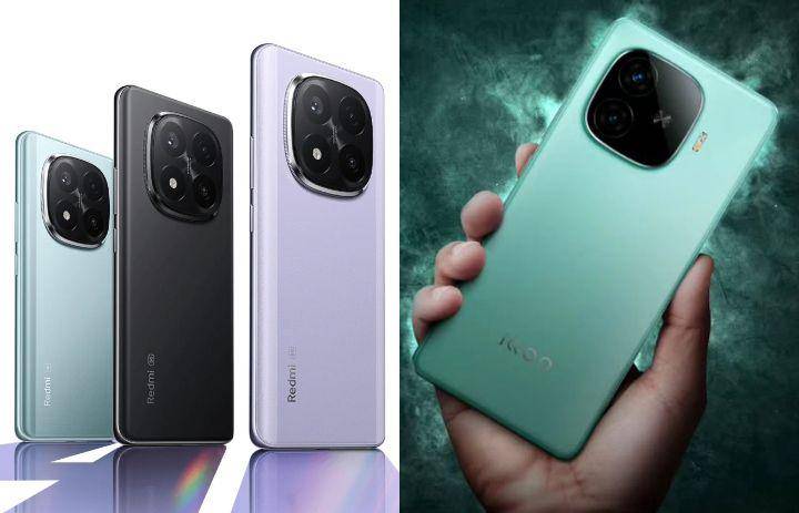 Redmi Note 14 Pro+ 5G dan iQOO Z9 (mi.co.id | iqoo.com)