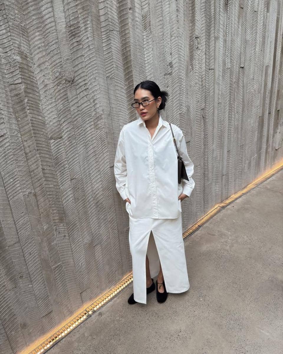 inspirasi outfit dengan scandi style (instagram.com/alikaislamadina)