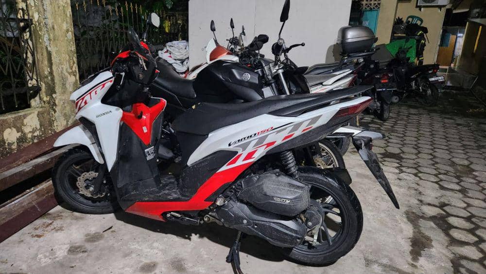 Sepeda motor yang jadi barang bukti tindak pidana pencurian. (Dok. Polresta Balikpapan)