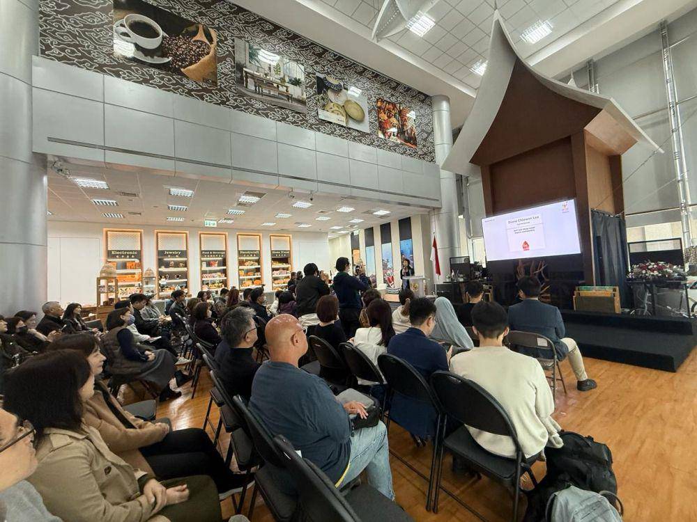 Konferensi pers mini seri “Not Far from Home” yang digelar oleh KDEI-Taipei 23 Januari 2025. (Dok/Istimewa).