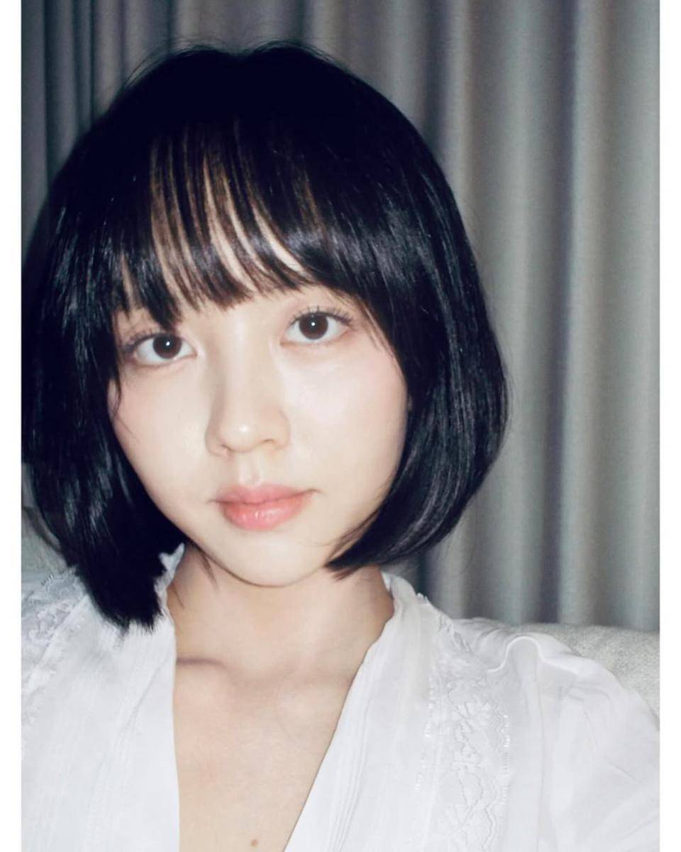 ilustrasi Bob Hairstyle with Blunt Bangs (instagram.com/wow_kimsohyun)