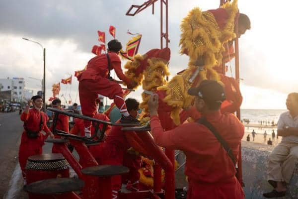 ilustrasi barongsai (pexels.com/lucastran)