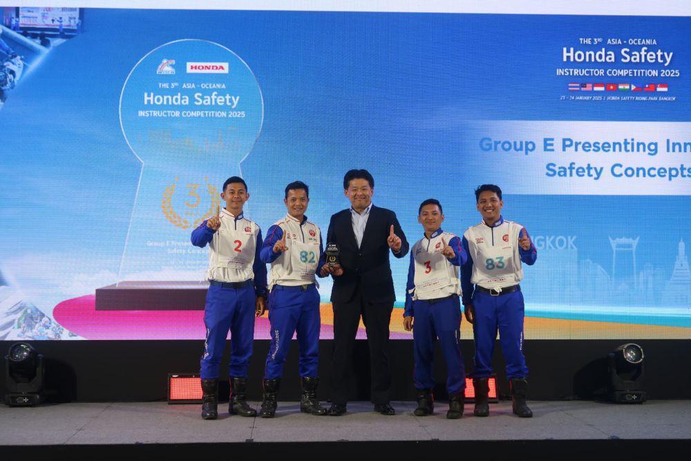 Instruktur Safety Riding AHM Raih Prestasi di Kompetisi Internasional