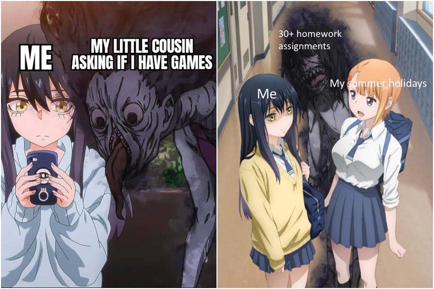 7 Meme Mieruko-chan, Hidup Dikelilingi Hantu