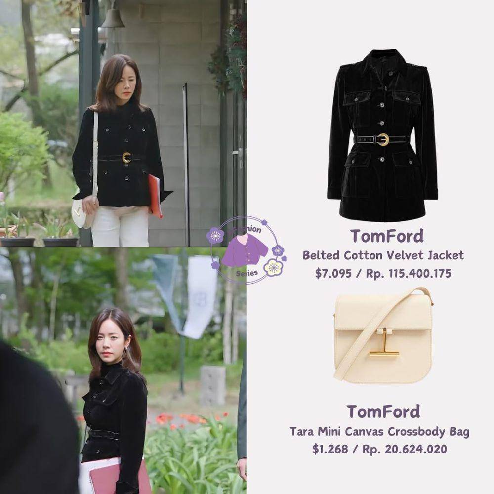 harga outfit Han Ji Min di Love Scout (instagram.com/kfashionseries)