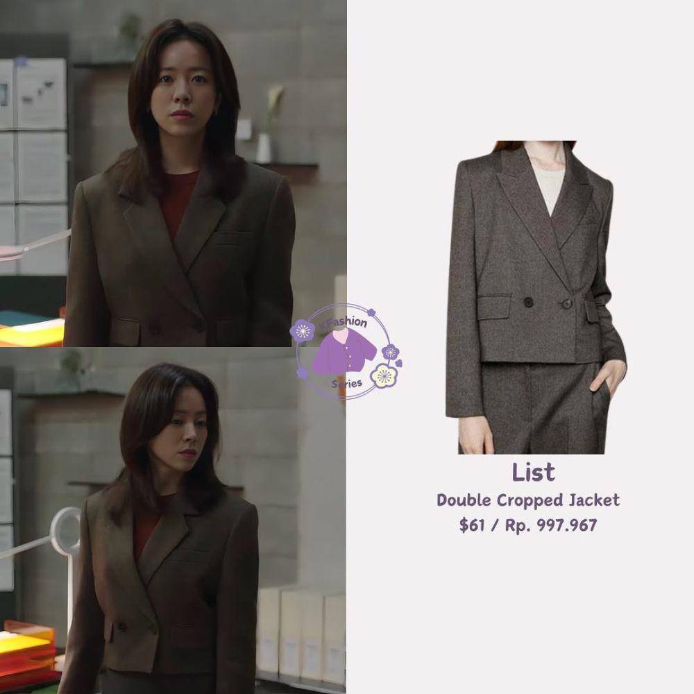 harga outfit Han Ji Min di Love Scout (instagram.com/kfashionseries)