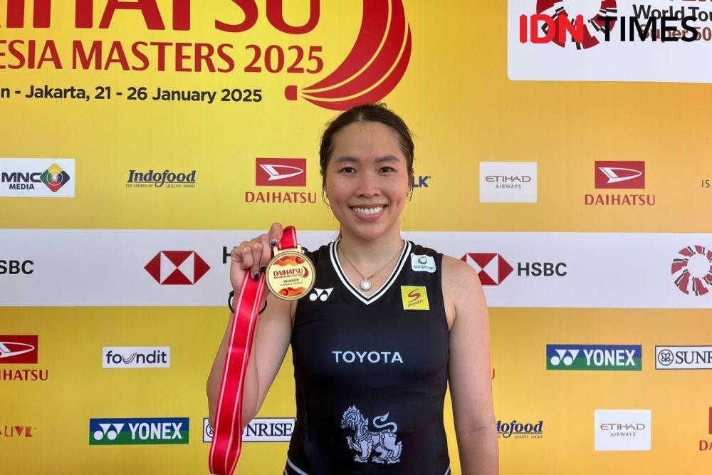 Bahagianya Ratchanok Intanon Juarai Indonesia Masters 2025
