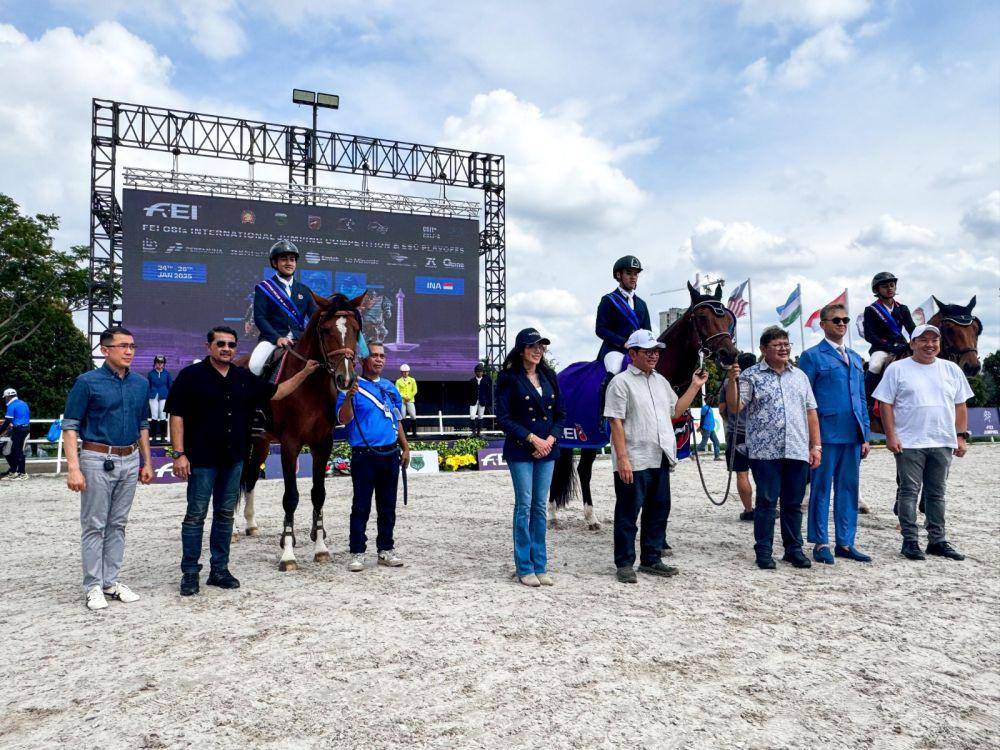 Pramono Anung saksikan FEI CSIs International Jumping Competition 2025. (Dok. Istimewa)
