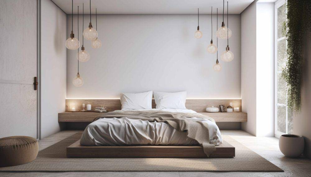 ilustrasi kamar tidur simpel dan elegan (vecteezy.com/stockgiu)