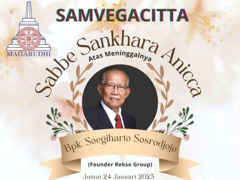 Profil Soegiharto Sosrodjojo, Pendiri Tehbotol Sosro Tutup Usia