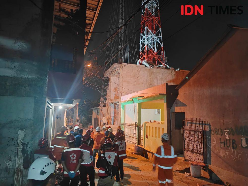 Evakuasi Korban Tertimpa Beton di Bekasi Tunggu Pembongkaran Tower