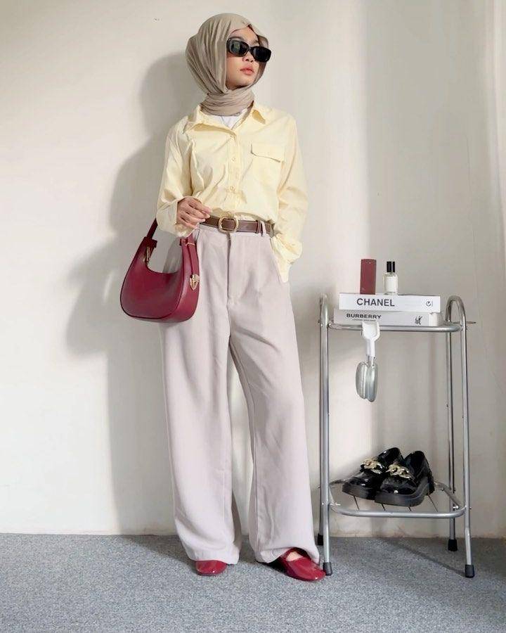 inspirasi outfit ke kampus ala Nola Clara (instagram.com/nolaclr.a)