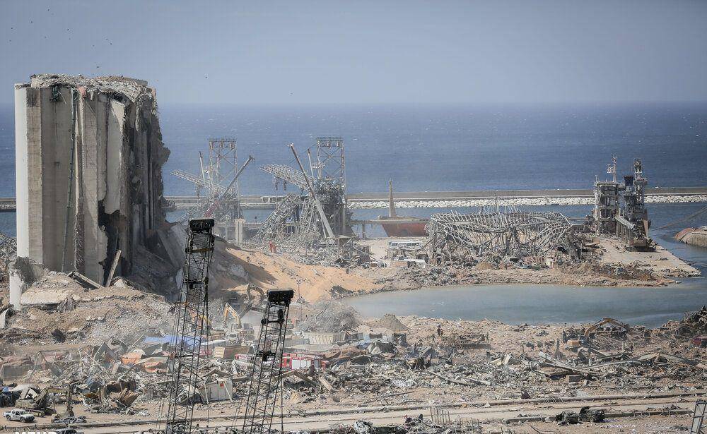 ilustrasi peristiwa ledakan di Pelabuhan Beirut pada tahun 2020 (wikimedia.org/Mehr News Agency)