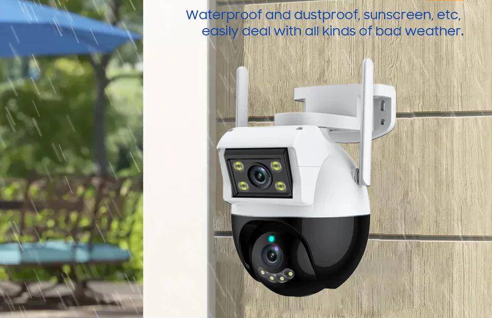 Eyesec CCTV Outdoor Dual Lens Camera (shopee.co.id/EYESEC Official Shop)