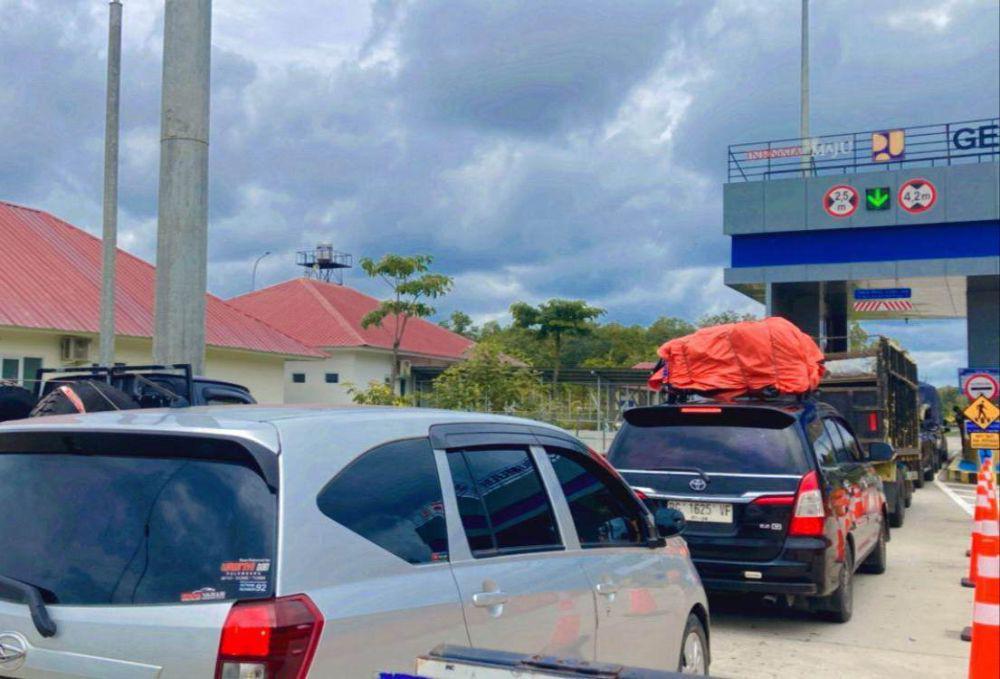 Libur Isra Mikraj-Imlek, 2 Ruas Tol di Lampung Ramai Trafik Kendaraan