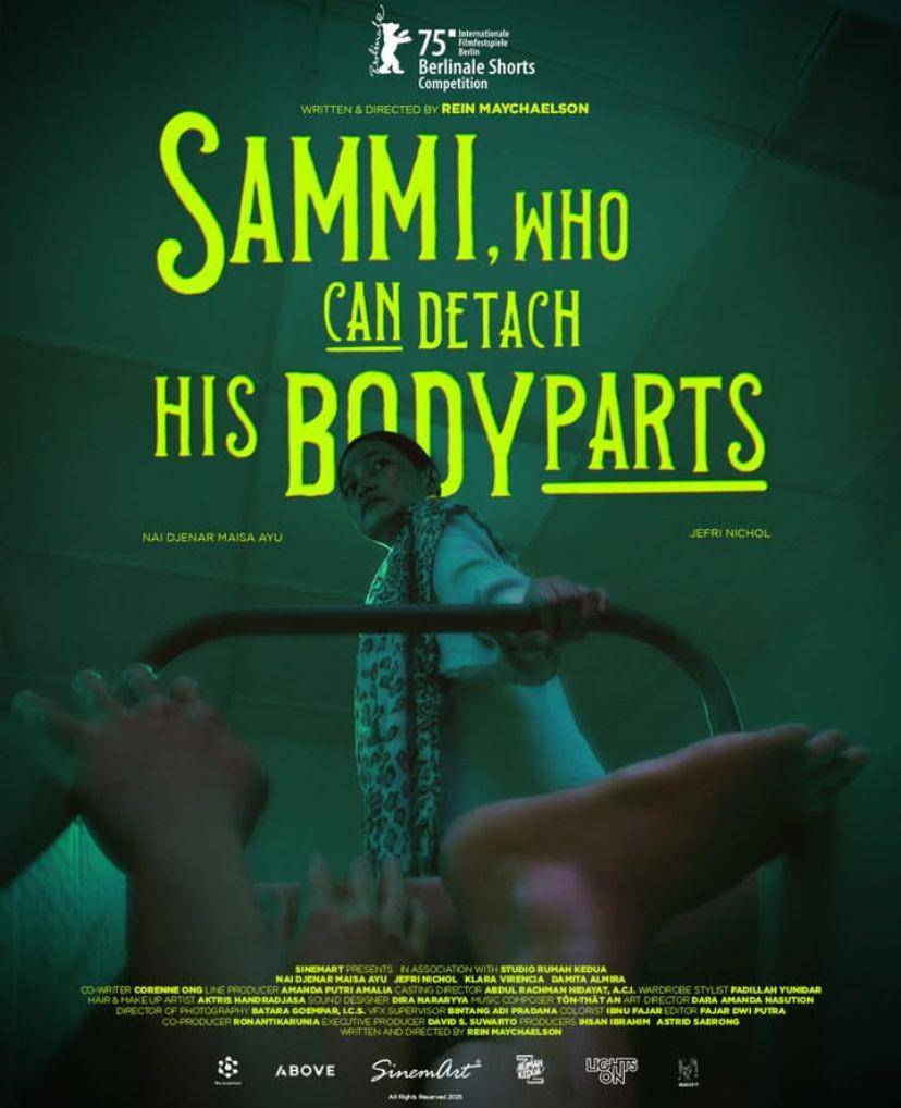 poster film Sammi, Who Can Detach His Body Parts (Instagram.com/jefrinichol)