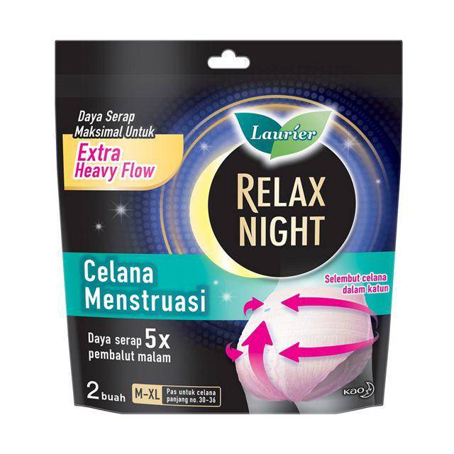 Laurier Relax Night Pants Celana Menstruasi (kao.com)