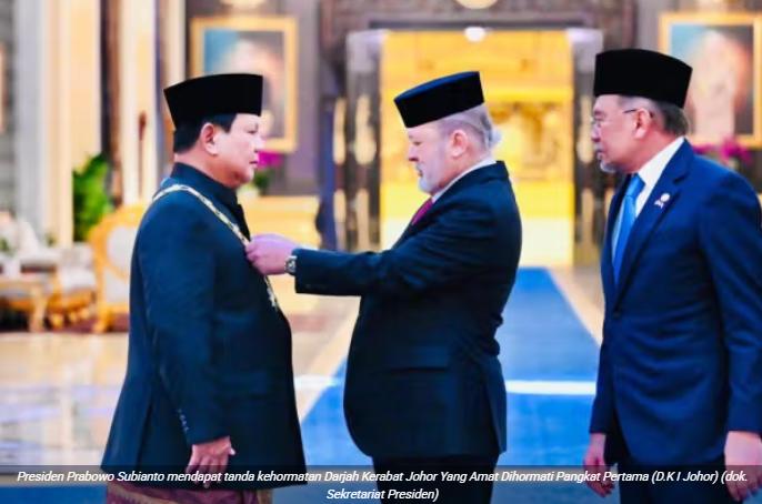 Top 5: Tanda Kehormatan Malaysia hingga Gen Z Puas Kinerja Prabowo