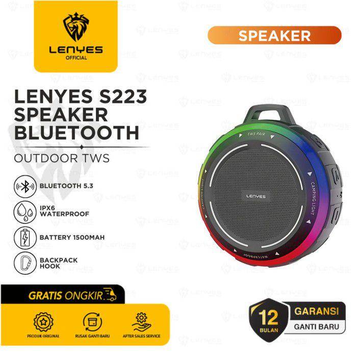 LENYES S223 Speaker Bluetooth (tokopedia.com/Lenyes Official)