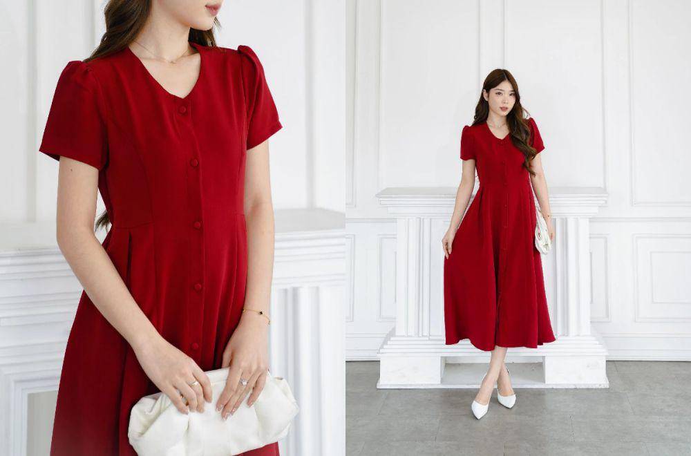 HER VOGUE - Solene Dress (shopee.co.id)