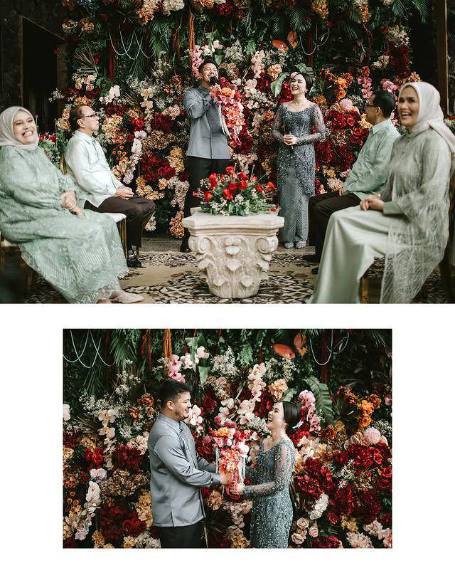potret pertunangan Muhammad Sadam dan Gladys Victory (Instagram.com/sadam.jpg)