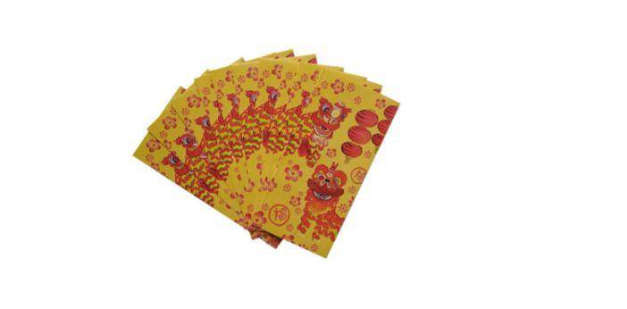 Kamalika Art Prints Angpau Barongsai. (Dok: Tokopedia-ID)