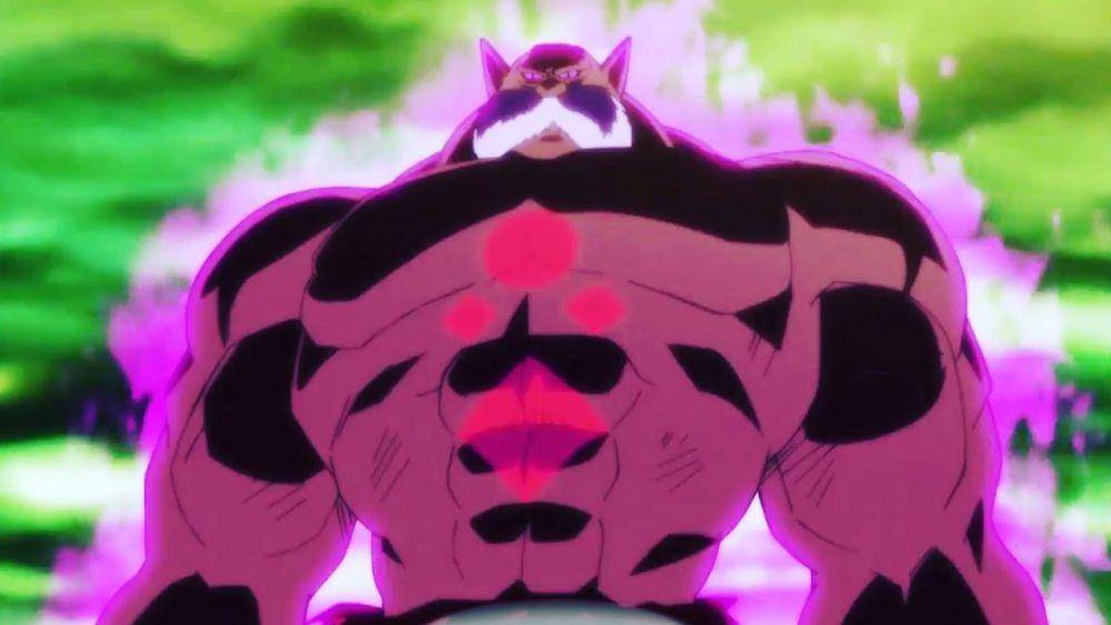 Toppo dalam wujud Dewa Kehancuran. (dok. Toei Animation/Dragon Ball)