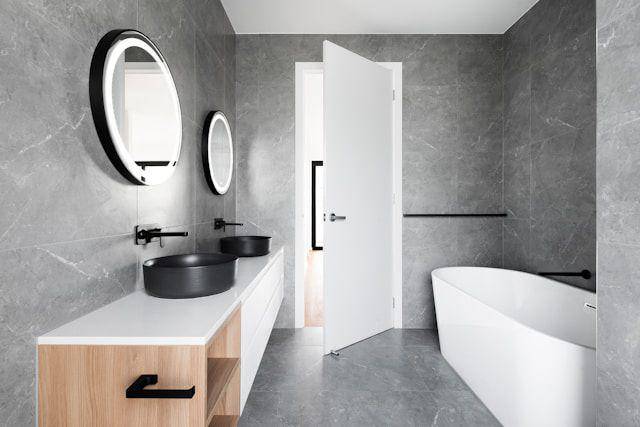 ilustrasi kamar mandi (unsplash.com/ R ARCHITECTURE)