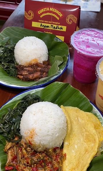 Gurita Medhok, Nasi Bungkus Kekinian Khas Nusantara di Bandar Lampung