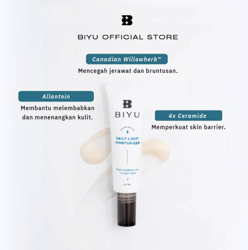 Biyu Daily Light Moisturizer (shopee.co.id/BIYU Official Shop)