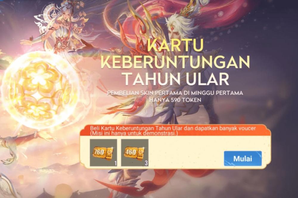 Event Kartu Keberuntungan Tahun Ular di Honor of Kings