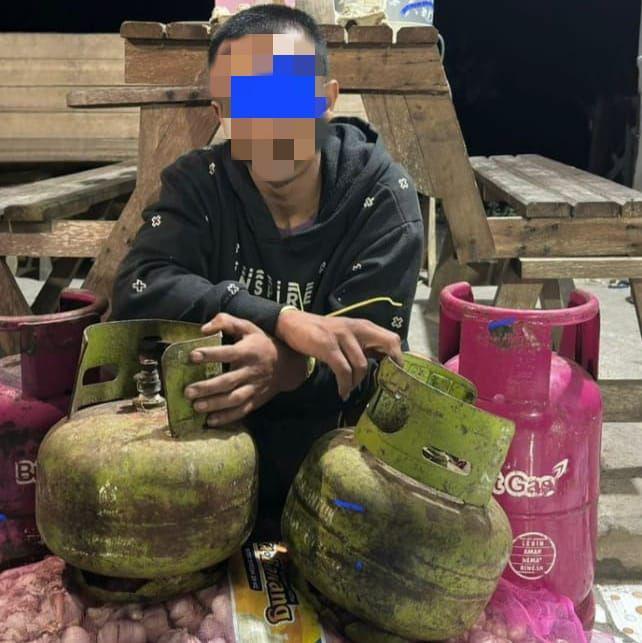 Spesialis Pencuri Galon Gas Elpiji di PPU Dibekuk Polisi